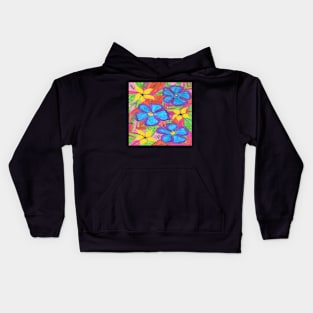 Tropical Rainbow Garden Kids Hoodie